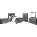  Signature Design by Ashley Lodanna B214B49 8 pc Queen Panel Bedroom Set IMAGE 1