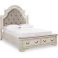  Signature Design by Ashley Realyn B743B30 7 pc Queen Upholstered Panel Bedroom Set IMAGE 2