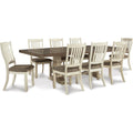  Signature Design by Ashley Bolanburg D647D30 9 pc Dining Set IMAGE 1