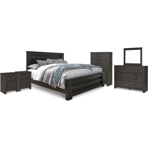  Signature Design by Ashley Brinxton B249B23 8 pc King Panel Bedroom Set IMAGE 1