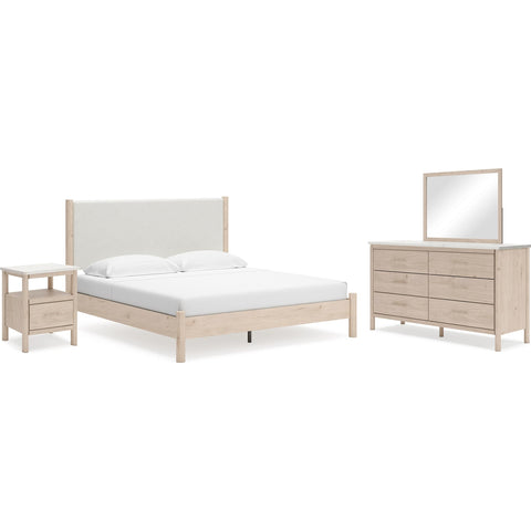  Signature Design by Ashley Cadmori B2615B19 6 pc King Panel Bedroom Set IMAGE 1