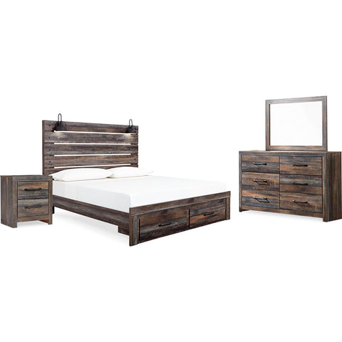  Signature Design by Ashley Drystan B211B67 6 pc King Panel Bedroom Set IMAGE 1