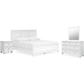  Signature Design by Ashley Fortman B680B17 6 pc King Panel Bedroom Set IMAGE 1