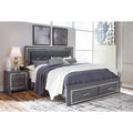  Signature Design by Ashley Lodanna B214B25 7 pc King Panel Storage Bedroom Set IMAGE 2