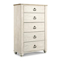  Signature Design by Ashley Willowton B267B42 6 pc King Sleigh Bedroom Set IMAGE 5