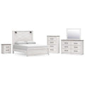  Signature Design by Ashley Gerridan B1190B37 7 pc Queen Panel Bedroom Set IMAGE 1