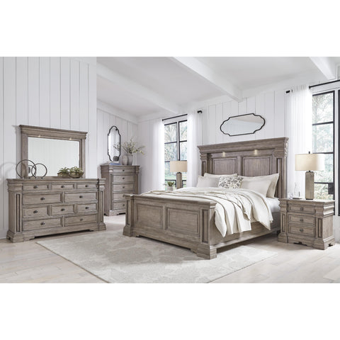  Signature Design by Ashley Blairhurst B916B9 6 pc King Panel Bedroom Set IMAGE 1
