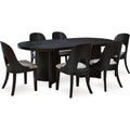 Signature Design by Ashley Rowanbeck D821D4 7 pc Dining Set IMAGE 2