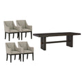  Signature Design by Ashley Burkhaus D984D10 5 pc Dining Set IMAGE 1