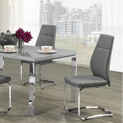 Mazin Furniture Miami Dining Chair 738S1-GY IMAGE 1
