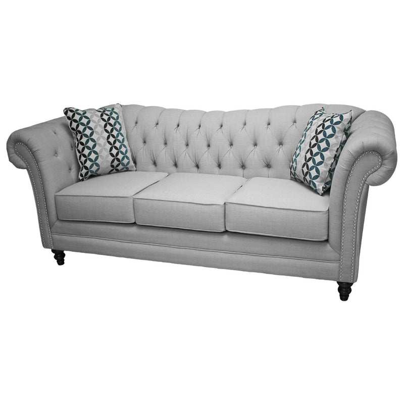 Elite Sofa Designs Flair Stationary Fabric Sofa Flair Sofa - Bennett Dove IMAGE 2