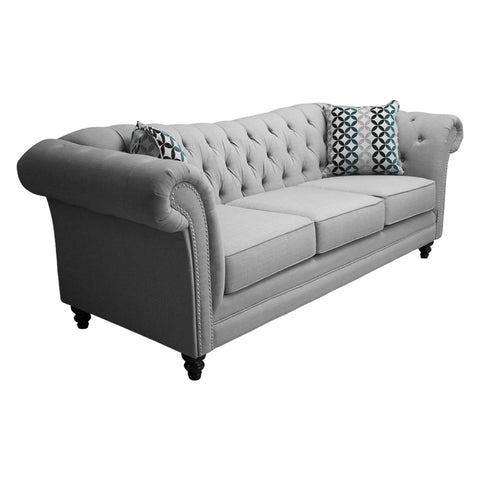  Elite Sofa Designs Flair Stationary Fabric Sofa Flair Sofa - Bennett Dove IMAGE 3