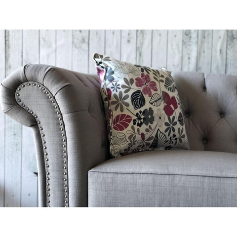  Elite Sofa Designs Flair Stationary Fabric Sofa Flair Sofa - Bennett Dove IMAGE 4