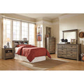  Signature Design by Ashley Trinell B446-63 Twin Bookcase Headboard IMAGE 1
