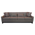 Elite Sofa Designs Natalie Stationary Fabric Sofa Natalie 4 Seater With Base IMAGE 1