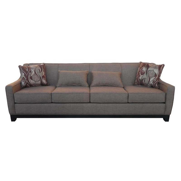 Elite Sofa Designs Natalie Stationary Fabric Sofa Natalie 4 Seater With Base IMAGE 1