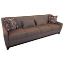 Elite Sofa Designs Natalie Stationary Fabric Sofa Natalie 4 Seater With Base IMAGE 2