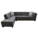  Elite Sofa Designs Flip Fabric Sectional Flip Romeo Sectional (Grey) IMAGE 1