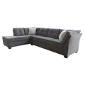  Elite Sofa Designs Flip Fabric Sectional Flip Romeo Sectional (Grey) IMAGE 2