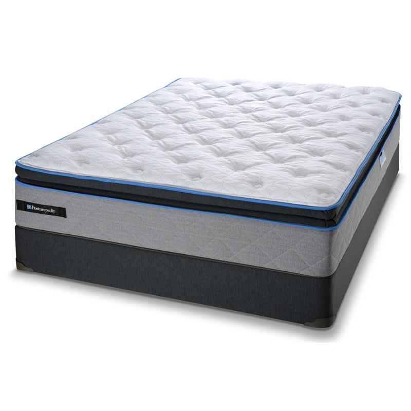 Sealy Mattias Firm Euro Pillow Top Mattress Set (King) IMAGE 1