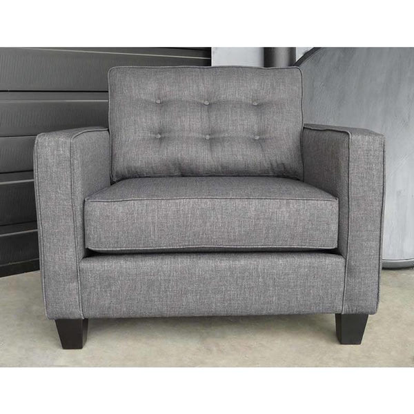 Elite Sofa Designs Lincoln Stationary Fabric Chair Lincoln Chair and a Half IMAGE 1