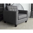 Elite Sofa Designs Lincoln Stationary Fabric Chair Lincoln Chair and a Half IMAGE 2