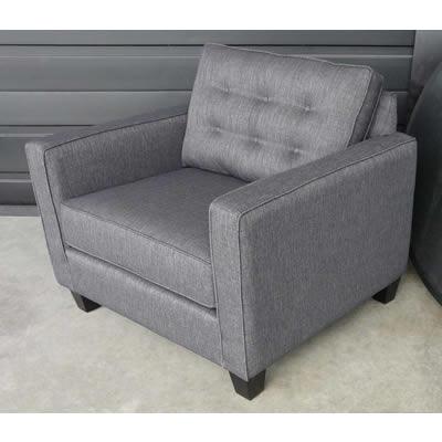 Elite Sofa Designs Lincoln Stationary Fabric Chair Lincoln Chair and a Half IMAGE 3