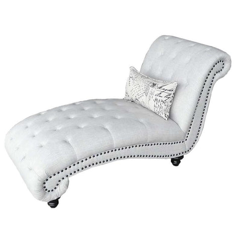  Elite Sofa Designs Beverly Fabric Chaise Beverly Tufted Chaise IMAGE 1