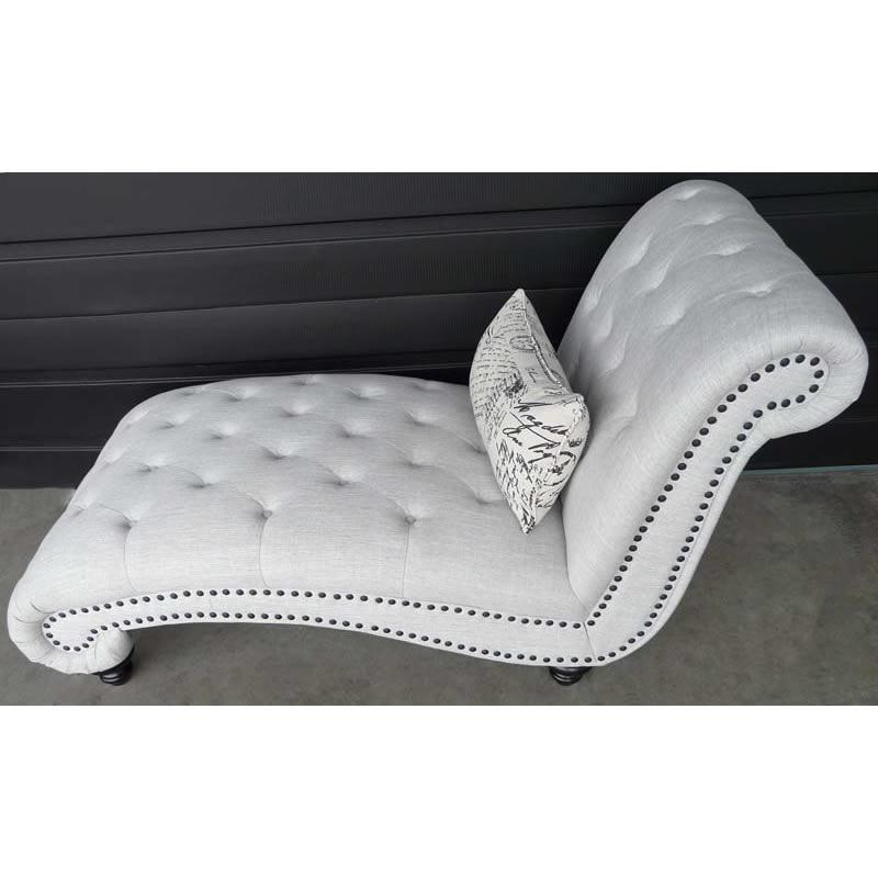Elite Sofa Designs Beverly Fabric Chaise Beverly Tufted Chaise IMAGE 2