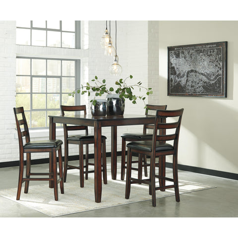  Signature Design by Ashley Coviar 5 pc Counter Height Dinette D385-223 IMAGE 3