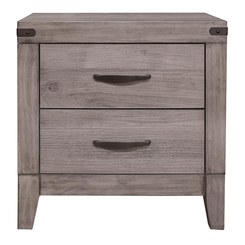 Mazin Furniture Woodford 2-Drawer Kids Nightstand 2042-4 IMAGE 1