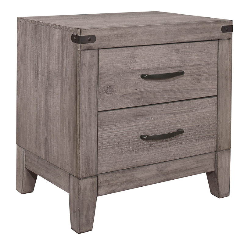 Mazin Furniture Woodford 2-Drawer Kids Nightstand 2042-4 IMAGE 2