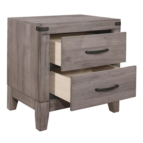  Mazin Furniture Woodrow 2-Drawer Kids Nightstand 2042-4 IMAGE 3