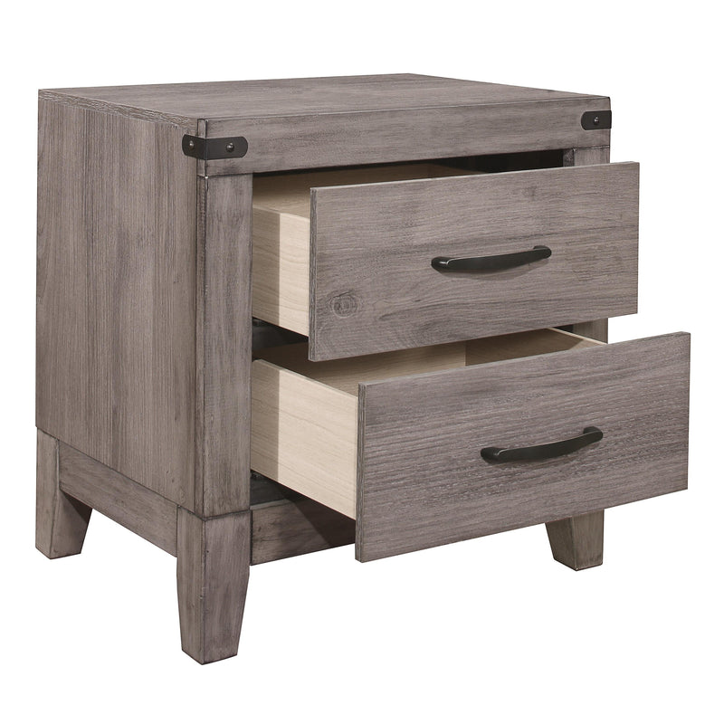 Mazin Furniture Woodford 2-Drawer Kids Nightstand 2042-4 IMAGE 3