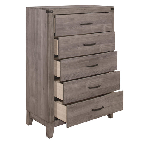  Mazin Furniture Woodford 5-Drawer Kids Chest 2042-9 IMAGE 3