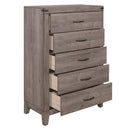 Mazin Furniture Woodford 5-Drawer Kids Chest 2042-9 IMAGE 3