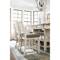  Signature Design by Ashley Bolanburg Counter Height Dining Table with Pedestal Base D647-32 IMAGE 6