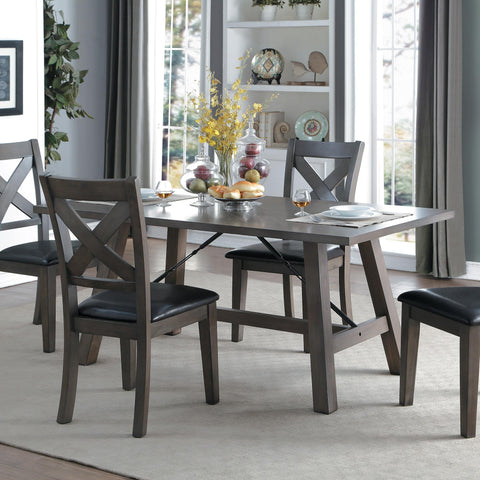  Mazin Furniture Seaford Dining Table with Trestle Base 5510-66 IMAGE 2