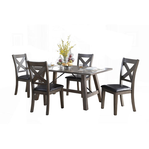  Mazin Furniture Seaford Dining Table with Trestle Base 5510-66 IMAGE 4