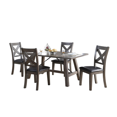  Mazin Furniture Seaford Dining Table with Trestle Base 5510-66 IMAGE 5