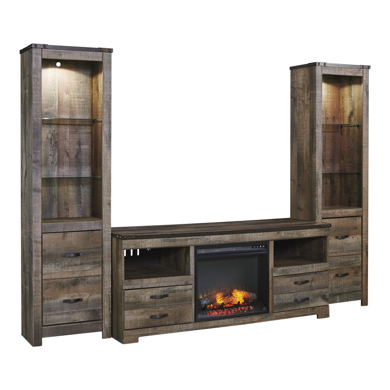  Signature Design by Ashley Trinell W446W18 3 pc Entertainment Center IMAGE 2