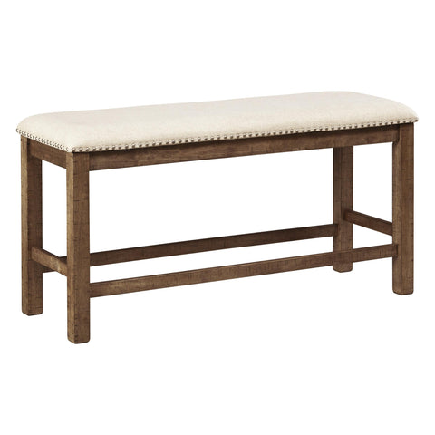  Signature Design by Ashley Moriville Counter Height Bench D631-09 IMAGE 1