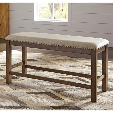  Signature Design by Ashley Moriville Counter Height Bench D631-09 IMAGE 2