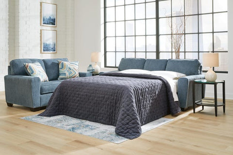 Cashton Queen Sofa Sleeper – Blue