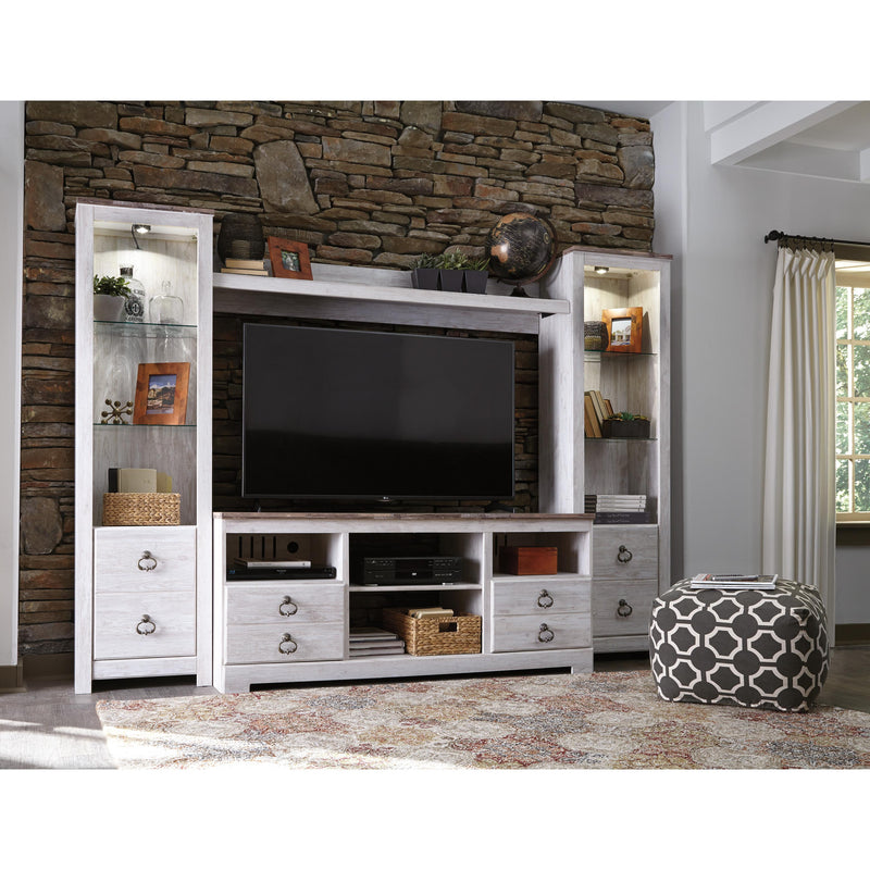  Signature Design by Ashley Willowton W267W3 4 pc Entertainment Center IMAGE 3
