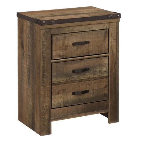  Signature Design by Ashley Trinell 2-Drawer Kids Nightstand B446-92 IMAGE 1