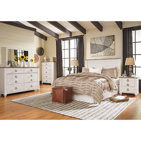 Signature Design by Ashley Willowton 6-Drawer Dresser with Mirror B267-31/B267-36 IMAGE 4