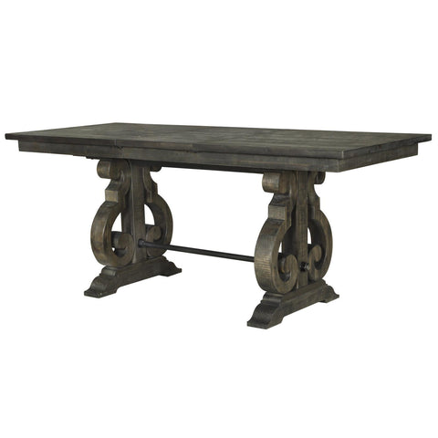  Magnussen Bellamy Counter Height Dining Table with Trestle Base D2491-42B/D2491-42T IMAGE 2