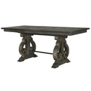 Magnussen Bellamy Counter Height Dining Table with Trestle Base D2491-42B/D2491-42T IMAGE 2