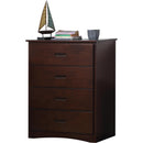 Mazin Furniture Captain 4-Drawer Kids Chest B2013E-9 IMAGE 1
